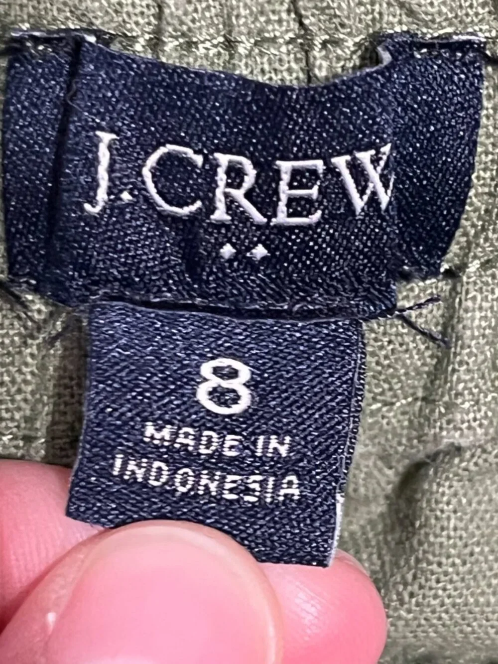 J Crew Womens Wide Leg Linen Blend Pants 8 Green Indie Boho Herbalist Granola - Picture 5 of 7